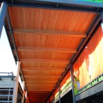 LCLC Galleria Roof Decking and Glulam Beams