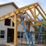 Timber Frame Entry - Cornerstone Clinic 1