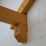 Timber Frame Entry - Eaves Plate Support Detail